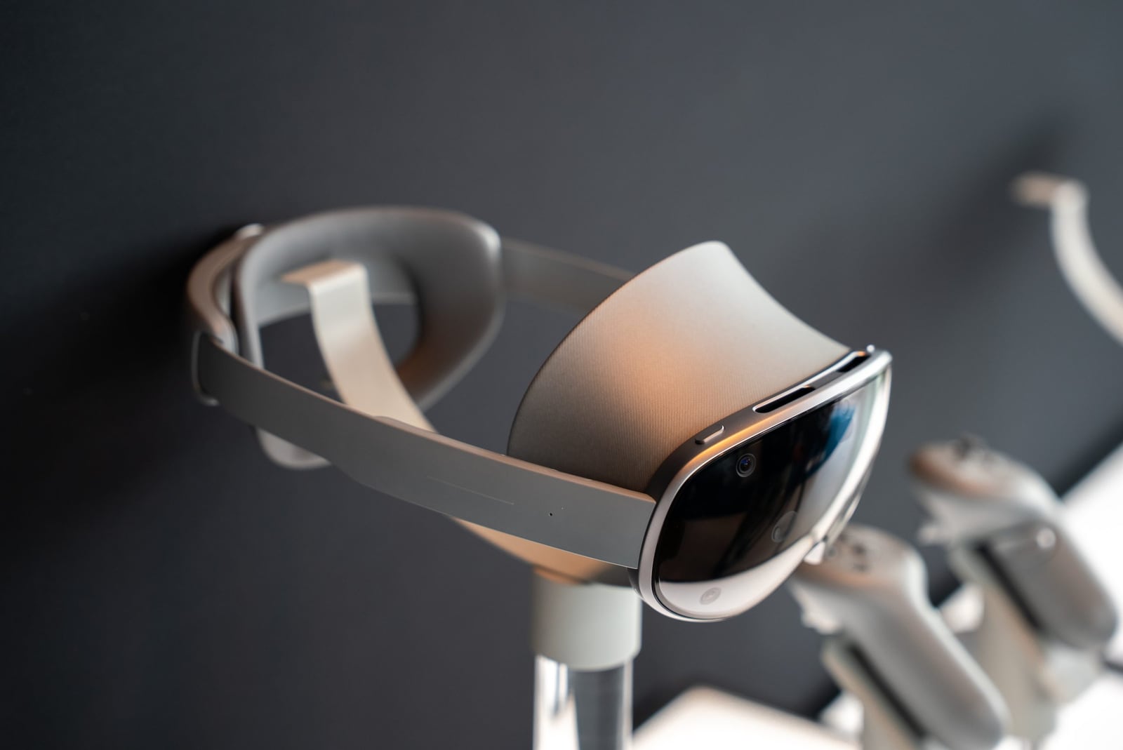 Samsung Galaxy XR headset, part of the Android XR platform Google extended into glasses at I/O 2026