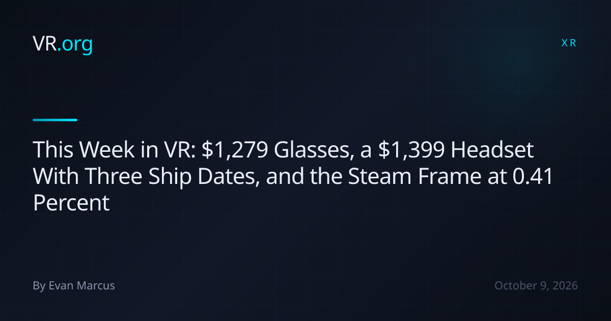 This Week in VR: XREAL and Pimax Name Prices, and the Waitlist-Only ...